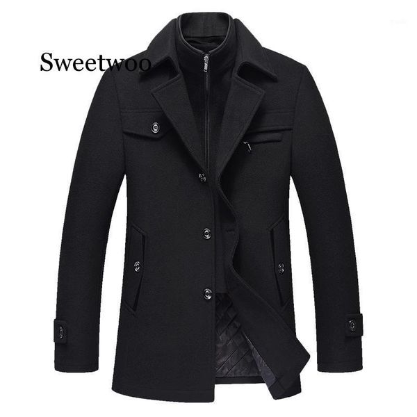 men's wool & blends men autumn winter coat men's fashion warm thick comfortable woolen pea male trench overcoat camel1, Black
men's wool & blends men autumn winter coat men's fashion warm thick comfortable woolen pea male trench overcoat camel1, Black