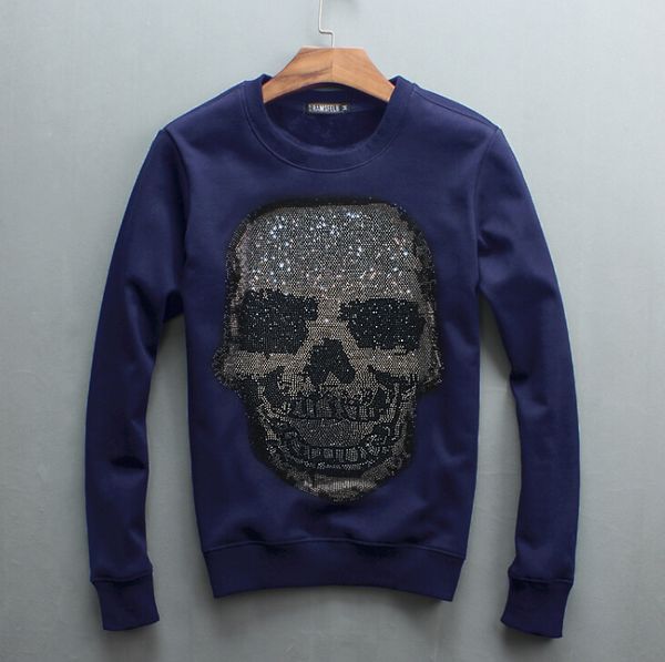 fall and winter long sleeve hoody ironing skull 2019 clothes men's plush pullovers mans', Black
fall and winter long sleeve hoody ironing skull 2019 clothes men's plush pullovers mans', Black
