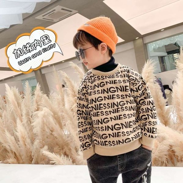 new plush thickened children's sweater for boys in autumn and winter of 2020, Black
new plush thickened children's sweater for boys in autumn and winter of 2020, Black