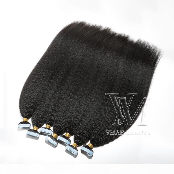 vmae peruvian single natural color 100g kinky straight 100% unprocessed virgin remy human hair tape ins human hair extensions, Black
vmae peruvian single natural color 100g kinky straight 100% unprocessed virgin remy human hair tape ins human hair extensions, Black