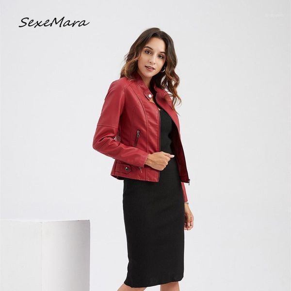 streetwear fashion women pu jackets 2021 autumn casual zipper slim jackets plus size 3xl1, Black;brown 
streetwear fashion women pu jackets 2021 autumn casual zipper slim jackets plus size 3xl1, Black;brown