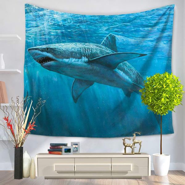 marine sharks tapestries wall art tapestry home decorative door curtain living room bedspread sheet polyester table cloth
marine sharks tapestries wall art tapestry home decorative door curtain living room bedspread sheet polyester table cloth