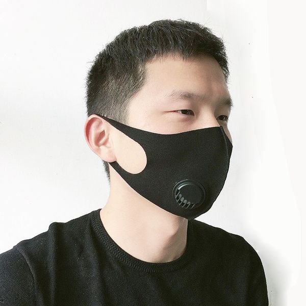 reusable popular face fast dustproof delivery exhalation mask valve