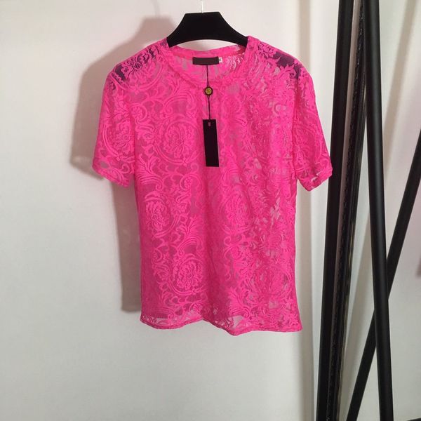 2020 summer high end women's wear flower perspective lacethin t-shirt women 2020 summer high end women's wear flower lace perspect, White
2020 summer high end women's wear flower perspective lacethin t-shirt women 2020 summer high end women's wear flower lace perspect, White