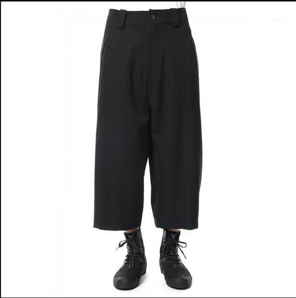 27-44 new 2019 fashion men three-dimensional tailor loose and comfortable broad leg straight tube eight sub pants plus size1, Black
27-44 new 2019 fashion men three-dimensional tailor loose and comfortable broad leg straight tube eight sub pants plus size1, Black