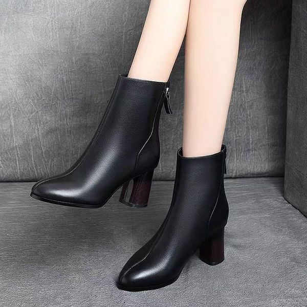boots cresfimix botas femininas women classic round toe back zip pu leather office square heel lady fashion winter b6400, Black
boots cresfimix botas femininas women classic round toe back zip pu leather office square heel lady fashion winter b6400, Black