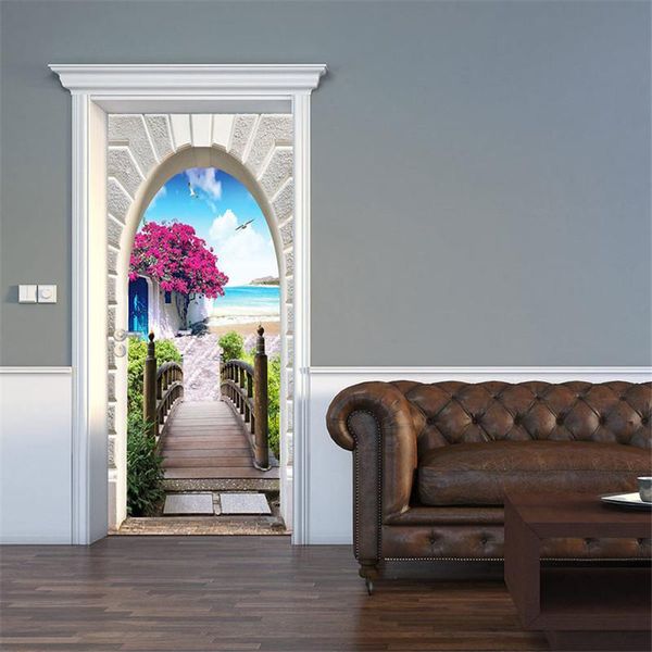 2 pcs/set 200x77cm self-adhesive pvc new imitation 3d door paste steed landscape creative wall stickers wooden door
2 pcs/set 200x77cm self-adhesive pvc new imitation 3d door paste steed landscape creative wall stickers wooden door