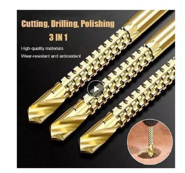 6pcs/set cobalt drill bit set spiral screw metric composite tap drill bit tap twist drill bit set multi-function metal specia woodworking
6pcs/set cobalt drill bit set spiral screw metric composite tap drill bit tap twist drill bit set multi-function metal specia woodworking