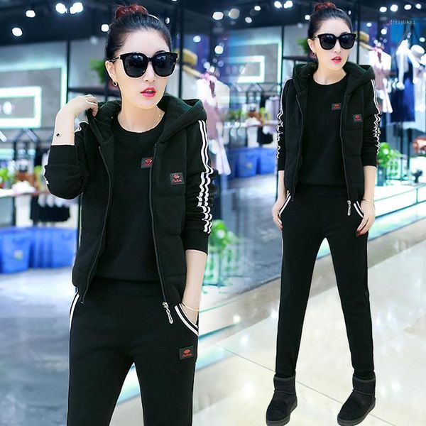 women's tracksuits black for women outfits sportswear two 3 piece set plus size pant suits winter warm thicking cashmere clothing1, Gray
women's tracksuits black for women outfits sportswear two 3 piece set plus size pant suits winter warm thicking cashmere clothing1, Gray