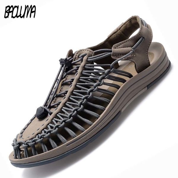 male handmade weave seaside beach man elastic sandals summer sandals men shoes design bohemia sandals comfortable casual shoes t200420, Black
male handmade weave seaside beach man elastic sandals summer sandals men shoes design bohemia sandals comfortable casual shoes t200420, Black