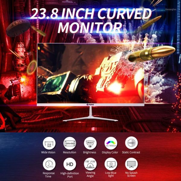 monitors 178° viewing angle 23.8 inch monitor 1080p ips curved screen eye-caring computer display with vga/hd interface eu plug1
monitors 178° viewing angle 23.8 inch monitor 1080p ips curved screen eye-caring computer display with vga/hd interface eu plug1