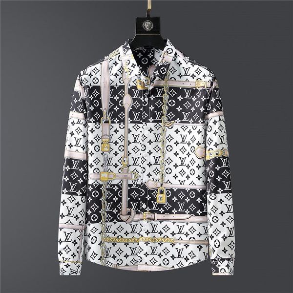 high-end flower long-sleeved men's shirt fashion long-sleeved youth style casual outdoor vacation hip-hop street shirt stitching size, White;black
high-end flower long-sleeved men's shirt fashion long-sleeved youth style casual outdoor vacation hip-hop street shirt stitching size, White;black