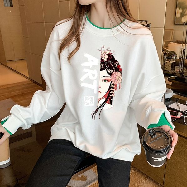 xs8my fashion autumn new loose pullover pullover sweater chinese style printed fake two-piece 2020 t-shirt casual toq6z, Black
xs8my fashion autumn new loose pullover pullover sweater chinese style printed fake two-piece 2020 t-shirt casual toq6z, Black