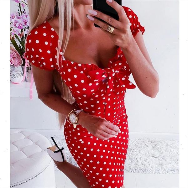women boho polka dot mini dress ruffles short sleeve backless bodycon dress high waist slim summer holiday sundress, Black;gray
women boho polka dot mini dress ruffles short sleeve backless bodycon dress high waist slim summer holiday sundress, Black;gray