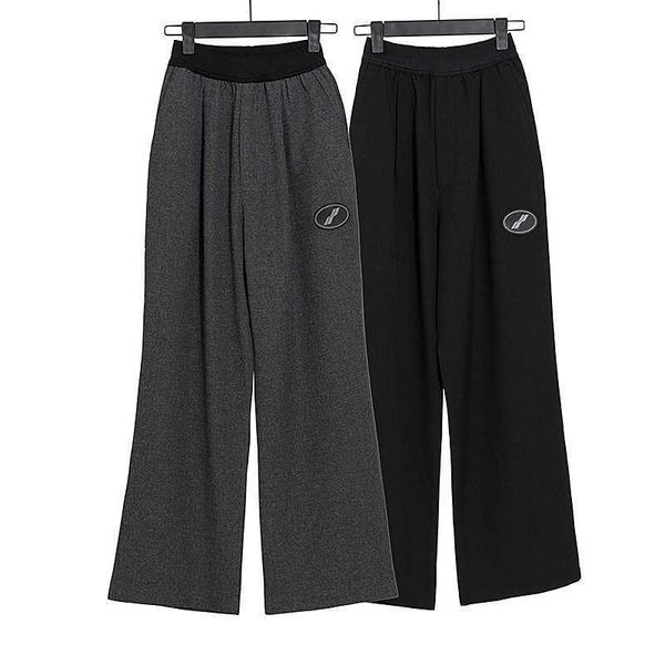 men's pants high version of korean fashion brand we11done high waist hanging loose men's and women's trousers wide leg pants, Black
men's pants high version of korean fashion brand we11done high waist hanging loose men's and women's trousers wide leg pants, Black