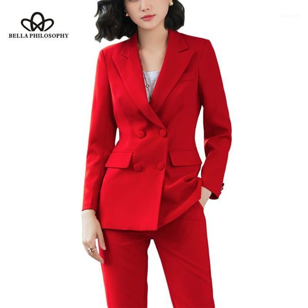 hstar 2020 new office work blazer suits of women pants suit blazers jackets with trouser two pieces set1, White
hstar 2020 new office work blazer suits of women pants suit blazers jackets with trouser two pieces set1, White