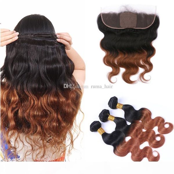 silk base lace frontal and auburn human hair weaves two tone 1b 30# brown ombre hair bundles with lace frontal closure, Black;brown
silk base lace frontal and auburn human hair weaves two tone 1b 30# brown ombre hair bundles with lace frontal closure, Black;brown