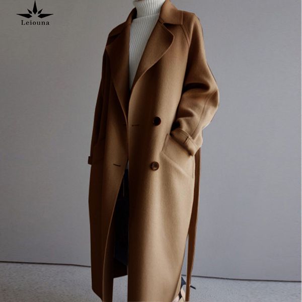 leiouna long sleeve solid vintage loose 2020 new fashion women korean belt coats basic overcoat winter warm oversize outwearx1020, Black
leiouna long sleeve solid vintage loose 2020 new fashion women korean belt coats basic overcoat winter warm oversize outwearx1020, Black