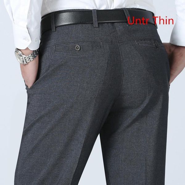 2017 new men's suit pants sunmmer style men dress pants untr thin light trousers straight business mens formal big size1, Black
2017 new men's suit pants sunmmer style men dress pants untr thin light trousers straight business mens formal big size1, Black