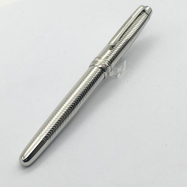 2021 luxury metal pens smoothly full silver middle nib fountain 4810a pen with ink converter-pen
2021 luxury metal pens smoothly full silver middle nib fountain 4810a pen with ink converter-pen