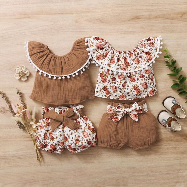 * kids baby clothes girls clothing infant baby girls sleeveless tassels floral printed +shorts outfits girl clothes, White
* kids baby clothes girls clothing infant baby girls sleeveless tassels floral printed +shorts outfits girl clothes, White