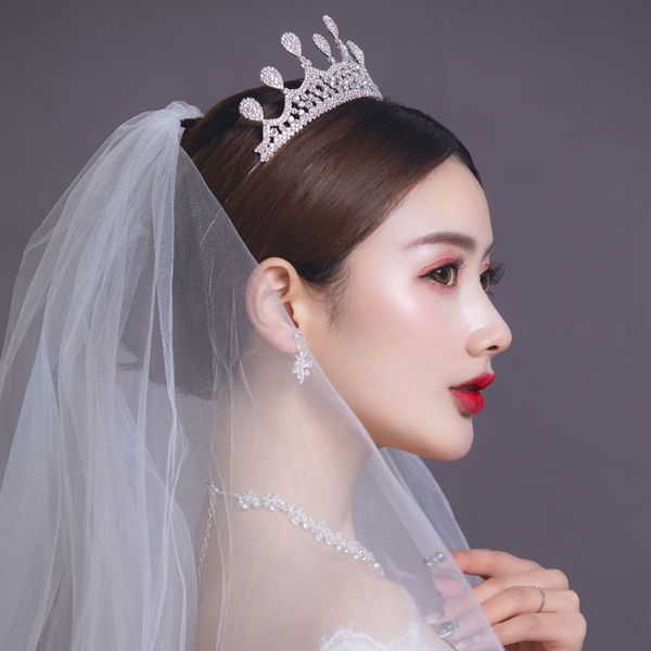 mnew crown japanese korean and headdress sweet wedding dress accessories bridal necklace earrings three piece set m, Silver
mnew crown japanese korean and headdress sweet wedding dress accessories bridal necklace earrings three piece set m, Silver