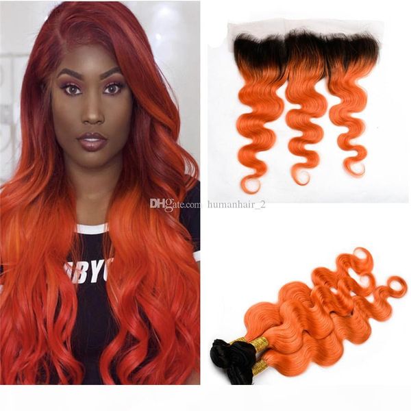body wave orange color ombre hair with lace frontal brazilian virgin hair 3bundles lace frontal with bundles two tone body wave hair bundles, Black;brown
body wave orange color ombre hair with lace frontal brazilian virgin hair 3bundles lace frontal with bundles two tone body wave hair bundles, Black;brown