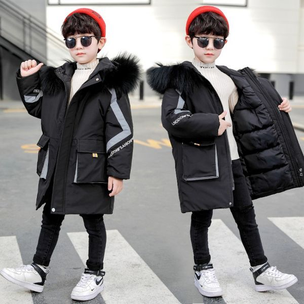 Boys' padded jacket winter 2020 children's thick padded jacket, big children's long boy jacket jacket, Blue;gray
Boys' padded jacket winter 2020 children's thick padded jacket, big children's long boy jacket jacket, Blue;gray