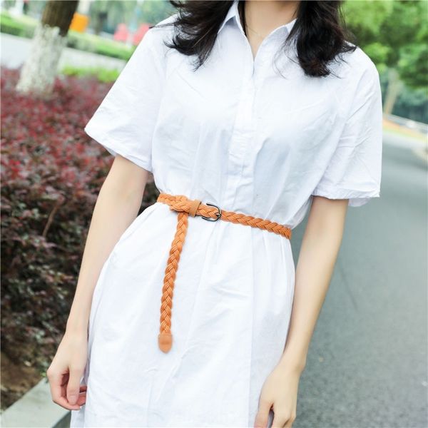 5l0bx new twist woven women's decorative woven shuttle sznx3 girl pants thin casual twisted belt skirt decorative belt weaving, Black;brown
5l0bx new twist woven women's decorative woven shuttle sznx3 girl pants thin casual twisted belt skirt decorative belt weaving, Black;brown