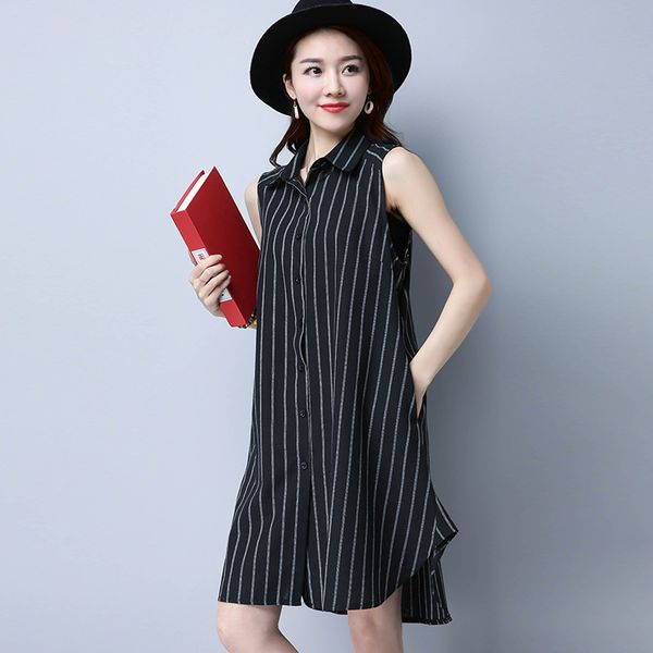 2021 new cotton shirt striped ladies'striped summer loosely sleeveless big femme bathrobe kj076 9qfq, Black;gray
2021 new cotton shirt striped ladies'striped summer loosely sleeveless big femme bathrobe kj076 9qfq, Black;gray