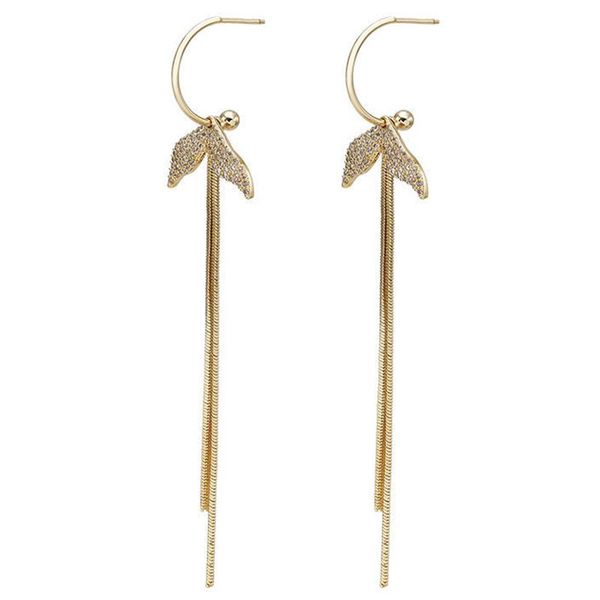 2021 fashion women fishtail dangle earrings rhinestone drop earrings long chain for women jewelry gifts, Silver
2021 fashion women fishtail dangle earrings rhinestone drop earrings long chain for women jewelry gifts, Silver