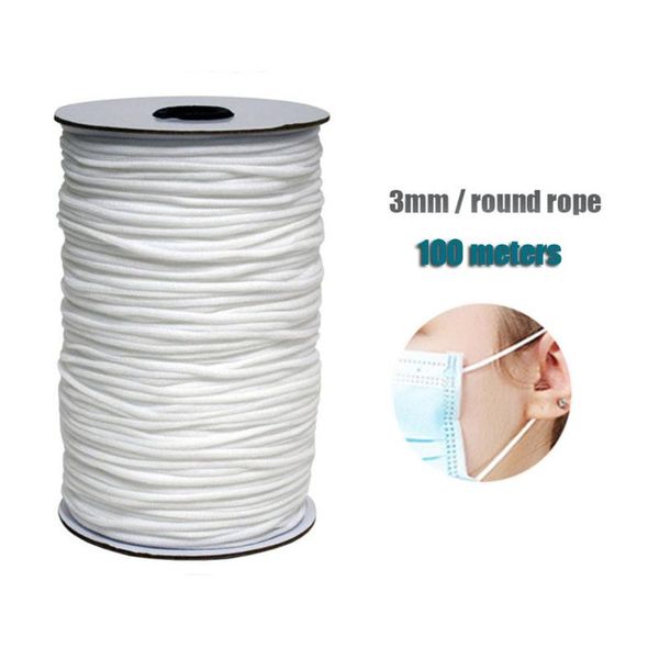 sewing notions & tools 3mm round elastic band face mask ear ropes string cord rope for mouth diy handmade materials nylon, Black
sewing notions & tools 3mm round elastic band face mask ear ropes string cord rope for mouth diy handmade materials nylon, Black