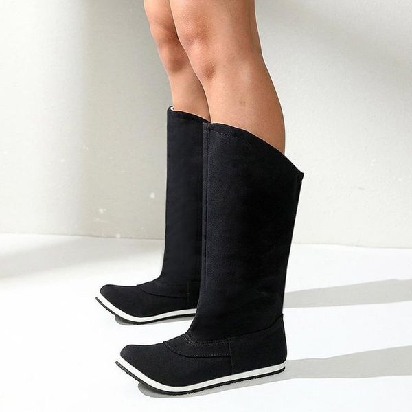 2020 boots for women shoes female autumn black knee high boots slip on cotton fabric bootie chunky femenino botas de mujer
2020 boots for women shoes female autumn black knee high boots slip on cotton fabric bootie chunky femenino botas de mujer