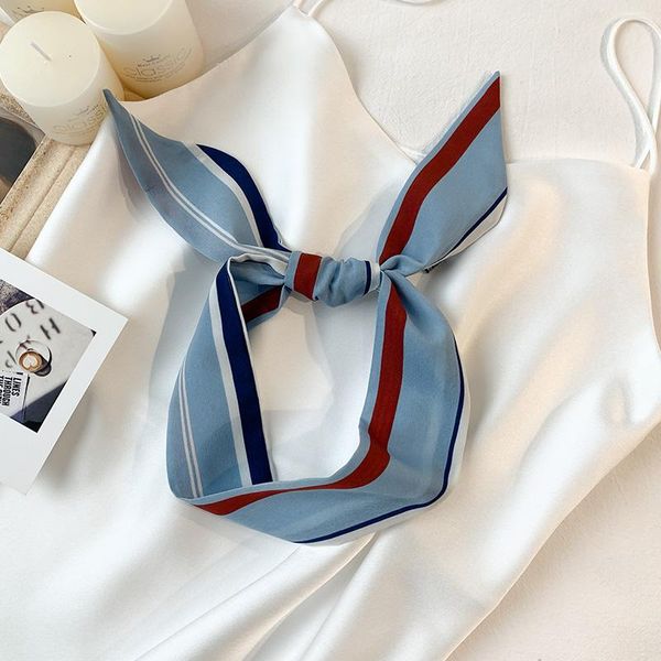 scarves 2021 printing hair scarfs color stripes small chiffon neckchief for women handbag ribbons chic women's head tie 5x90cm, Blue;gray
scarves 2021 printing hair scarfs color stripes small chiffon neckchief for women handbag ribbons chic women's head tie 5x90cm, Blue;gray