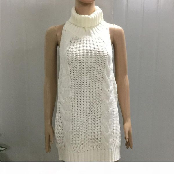 summer new turtleneck sleeveless long virgin killer sweater japanes knitted backless women sweaters and pullovers, White;black
summer new turtleneck sleeveless long virgin killer sweater japanes knitted backless women sweaters and pullovers, White;black