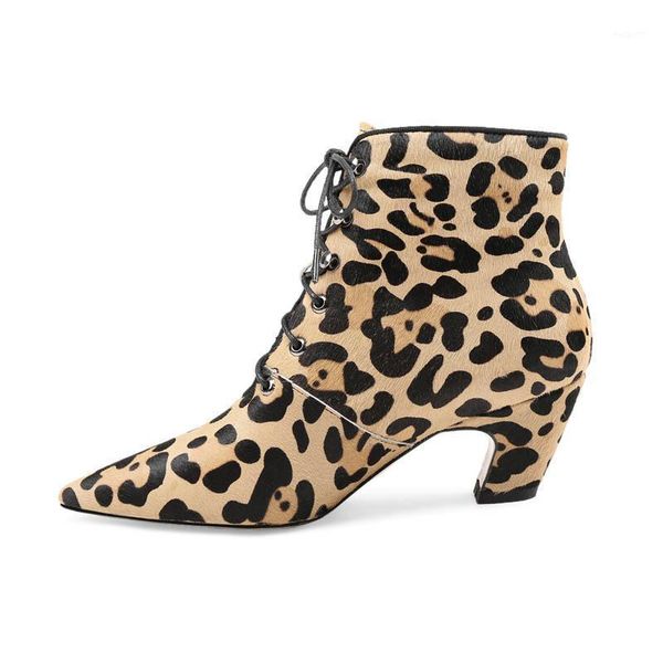 boots european women leopard ankle personality heels pointed toe night club footwear lace up 2021 party horse hair ladies shoes1, Black
boots european women leopard ankle personality heels pointed toe night club footwear lace up 2021 party horse hair ladies shoes1, Black