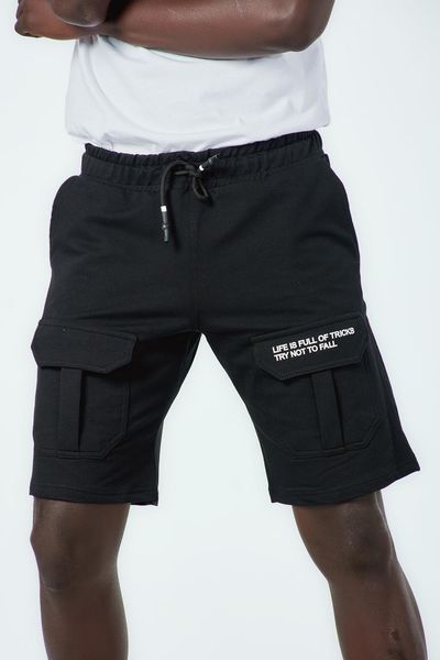 men's black pocket shorts 1027, White;black
men's black pocket shorts 1027, White;black