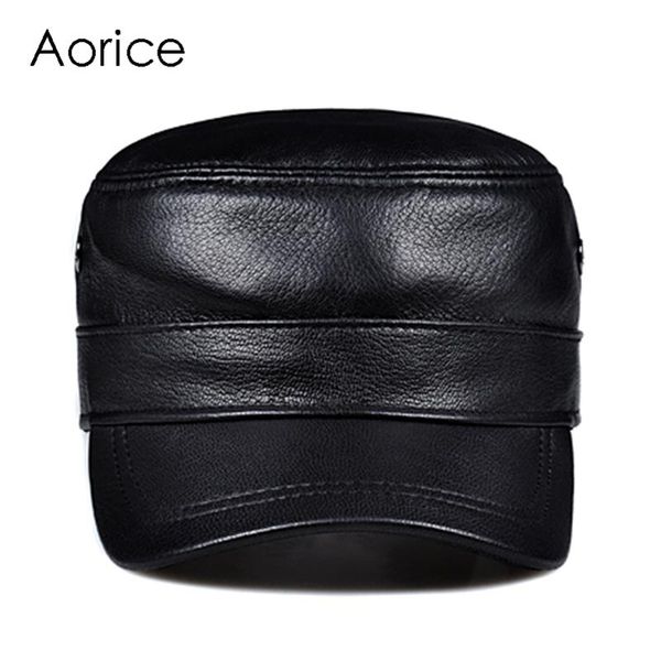 wide brim hats aorice men genuine leather cap hat 2021 male knitted real sheep army caps black brown color hl153, Blue;gray
wide brim hats aorice men genuine leather cap hat 2021 male knitted real sheep army caps black brown color hl153, Blue;gray