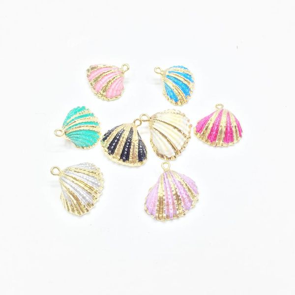 charms eruifa sell 5pcs 15-20mm conch natural gold shell wholesales necklace,earring bracelet jewelry diy handmade, Bronze;silver
charms eruifa sell 5pcs 15-20mm conch natural gold shell wholesales necklace,earring bracelet jewelry diy handmade, Bronze;silver