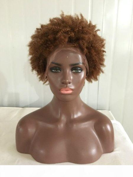 afro kinky curly 30# color bungundy lace front wig short bob glueless lace front human hair wig full lace wig for black women, Black;brown
afro kinky curly 30# color bungundy lace front wig short bob glueless lace front human hair wig full lace wig for black women, Black;brown