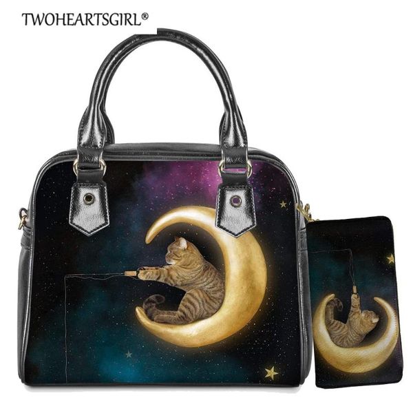 twoheartsgirl cute cat 2pcs/set shoulder bags for lady stylish crossbody bag galaxy print handbag small messenger bag suit
twoheartsgirl cute cat 2pcs/set shoulder bags for lady stylish crossbody bag galaxy print handbag small messenger bag suit