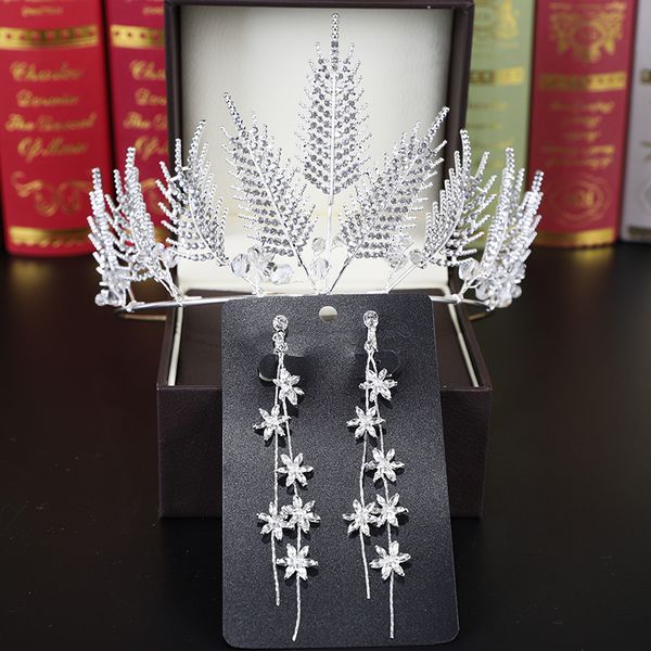bridal super immortal atmosphere korean dress headdress princess crown accessories take wedding ps, Silver
bridal super immortal atmosphere korean dress headdress princess crown accessories take wedding ps, Silver