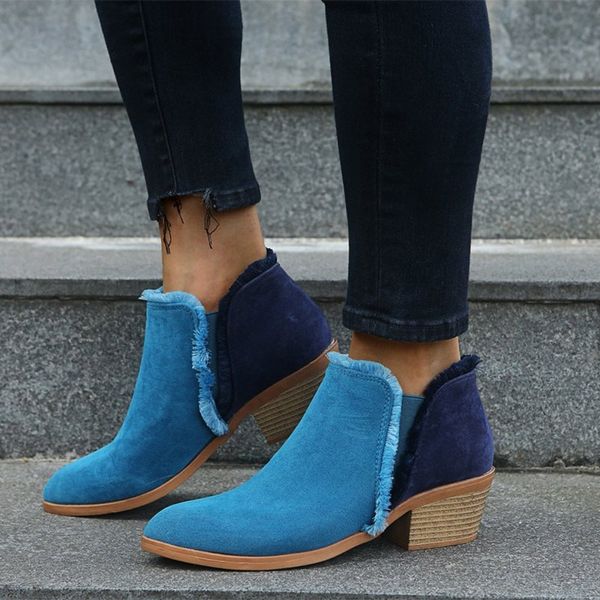 2021 ankle ladies seude pointed toe women chunky heels casual plus size shoes woman fashion footwear comfort new boots soft i2w2, Black
2021 ankle ladies seude pointed toe women chunky heels casual plus size shoes woman fashion footwear comfort new boots soft i2w2, Black