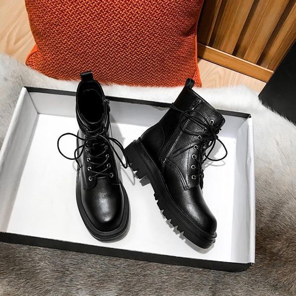 boots round toe rock shoes woman winter footwear leather booties boots-women luxury designer low heels booties 2020, Black
boots round toe rock shoes woman winter footwear leather booties boots-women luxury designer low heels booties 2020, Black