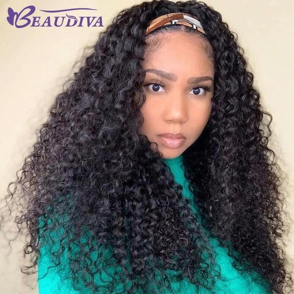 beaudiva curly hair headband wig no lace glueless easy half wig peruvian kinky curly hair headband human wigs, Black;brown
beaudiva curly hair headband wig no lace glueless easy half wig peruvian kinky curly hair headband human wigs, Black;brown