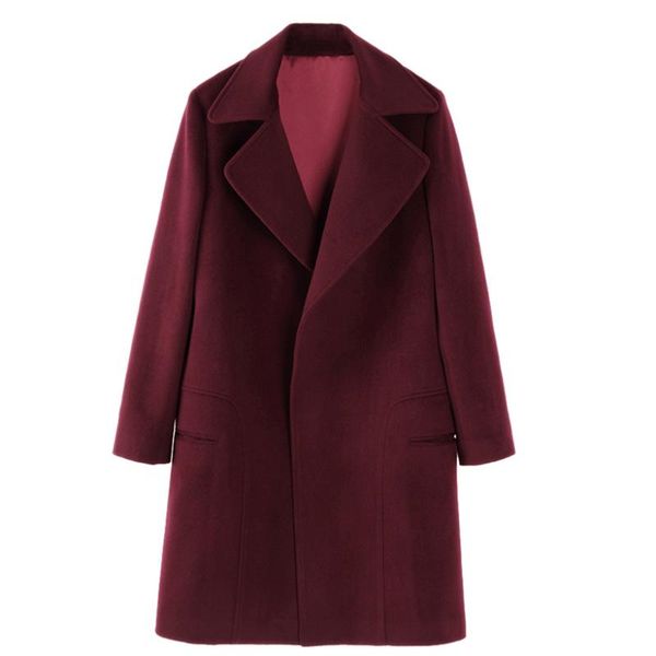 women's wool & blends savabien women coats and jackets winter solid long sleeve lapel belted woolen coat wine red slim elegant ladies b, Black
women's wool & blends savabien women coats and jackets winter solid long sleeve lapel belted woolen coat wine red slim elegant ladies b, Black