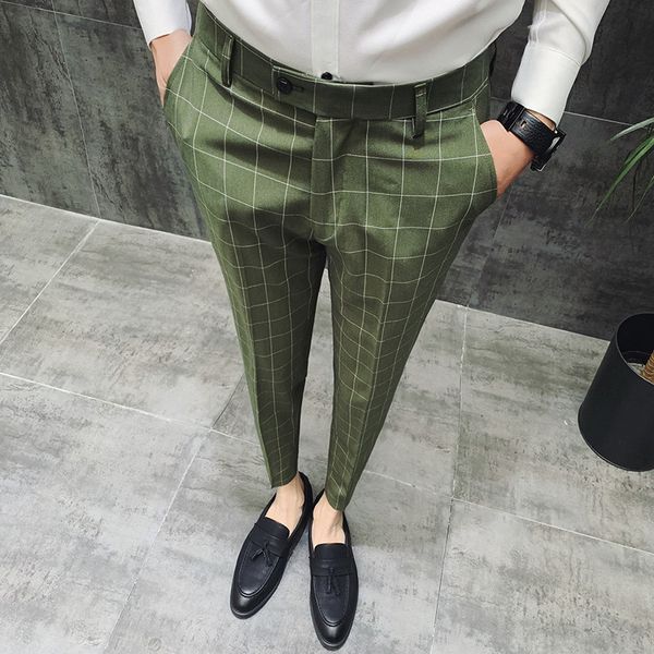 2020 man new british chess style dressed in tuesdays tails trade gentleman's casual work men's pants hj9o, White;black
2020 man new british chess style dressed in tuesdays tails trade gentleman's casual work men's pants hj9o, White;black