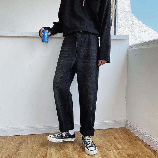 men's jeans 2021 autumn and winter youth fashion loose solid color edge casual straight-leg pants black/blue/sky blue
men's jeans 2021 autumn and winter youth fashion loose solid color edge casual straight-leg pants black/blue/sky blue