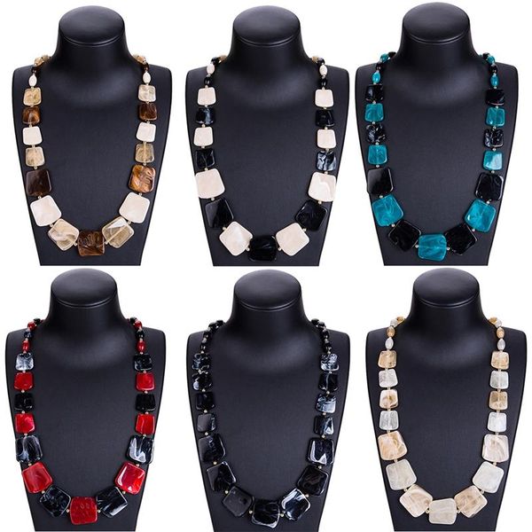 pendant necklaces imixlot vintage fashion acetate geometric beaded long chain choker women elegant charm resin jewelry sweater decoration, Silver
pendant necklaces imixlot vintage fashion acetate geometric beaded long chain choker women elegant charm resin jewelry sweater decoration, Silver