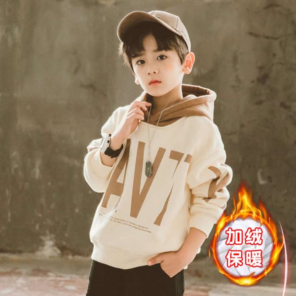 sweater autumn middle and plush large children's hoodie thickened foreign sle boys' winter coat ijfy, Black
sweater autumn middle and plush large children's hoodie thickened foreign sle boys' winter coat ijfy, Black
